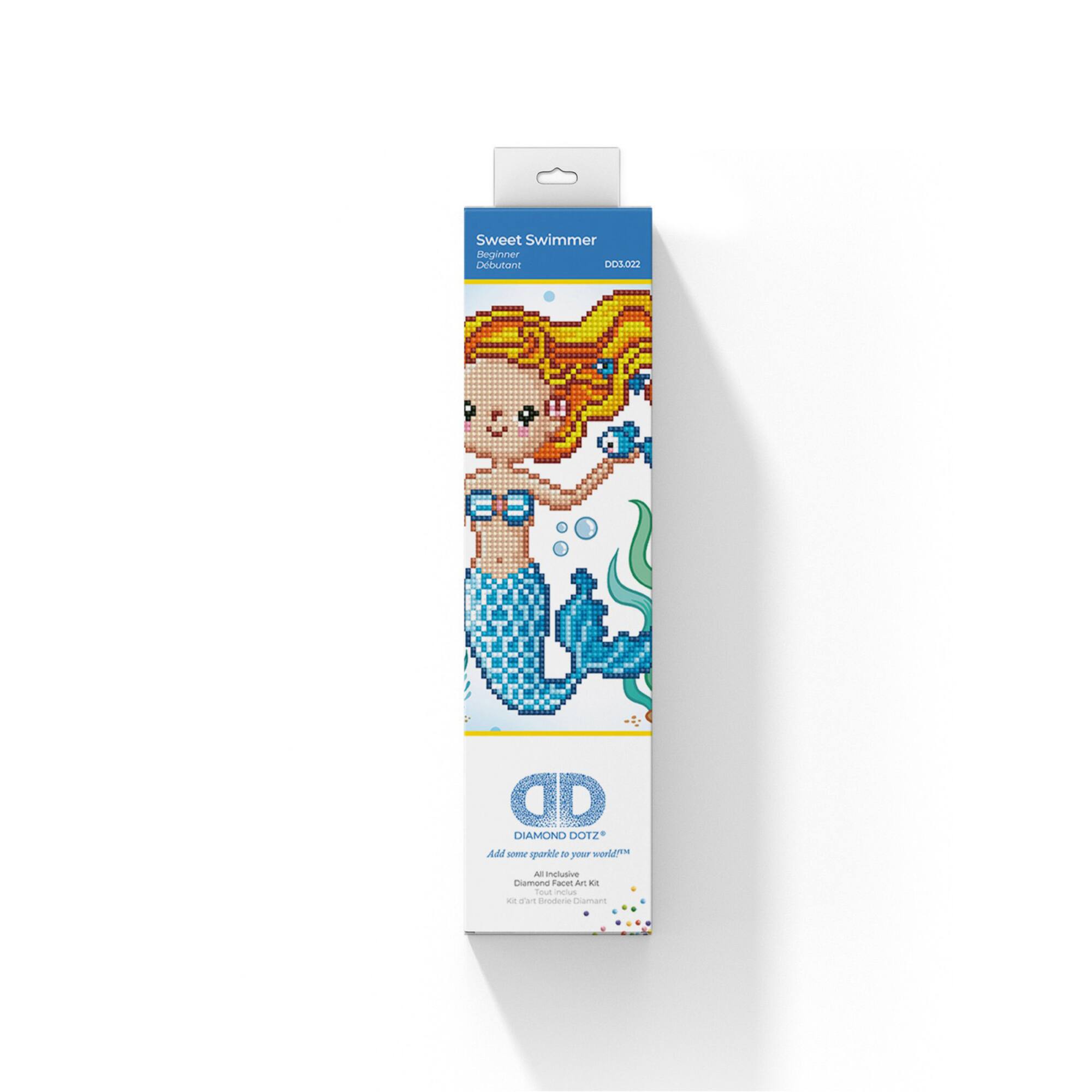 Diamond Dotz® Beginner Sweet Swimmer Diamond Painting Kit